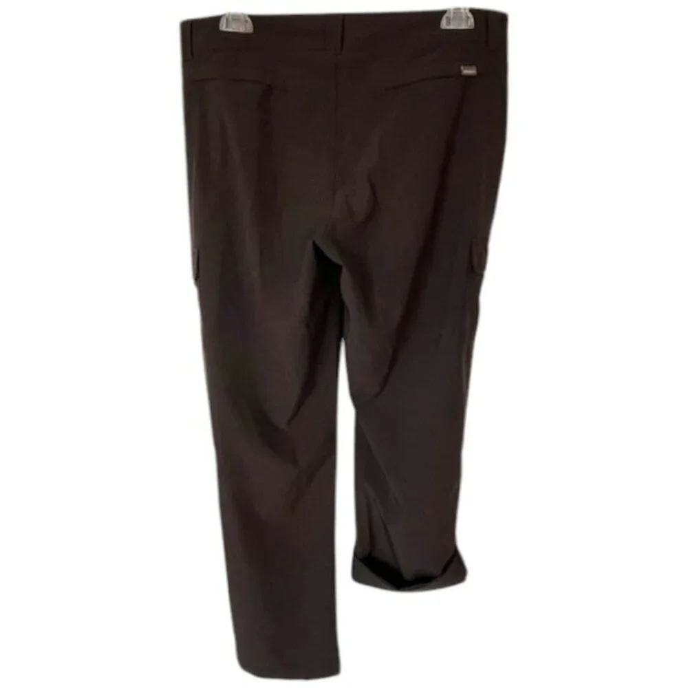 Eddie Bauer Roll-Up Cargo Hiking/Walking Pants - Black - 12